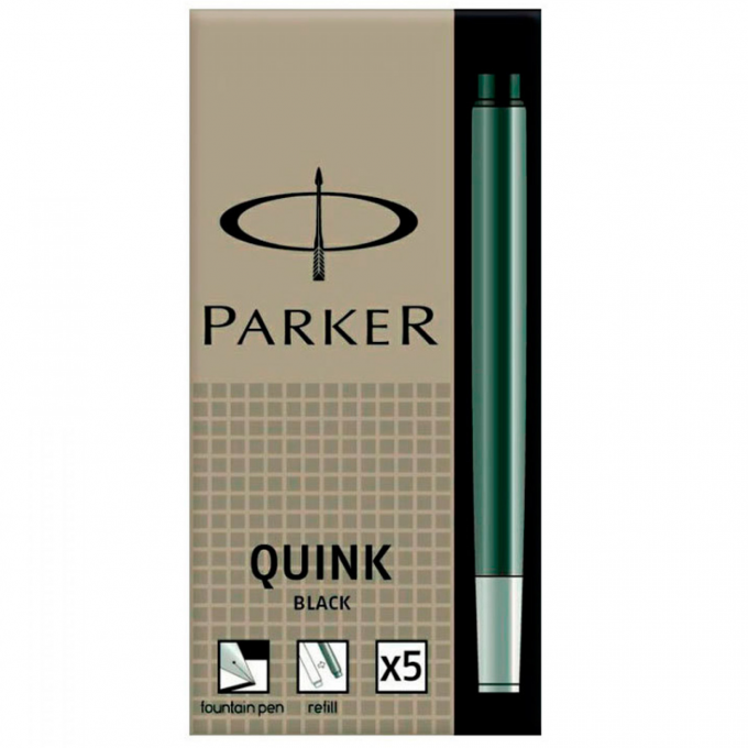 Чернильный картридж PARKER ДЛЯ ПЕРЬЕВОЙ РУЧКИ, ЧЕРНЫЙ CW1950382