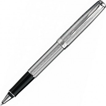 Роллерная ручка PARKER SONNET CHISELLED 2 SILVERY CT F