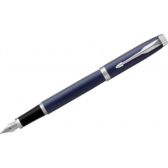 Ручка перьевая PARKER IM MATTE BLUE CT, F