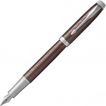 Ручка перьевая PARKER IM PREMIUM BROWN CT, F