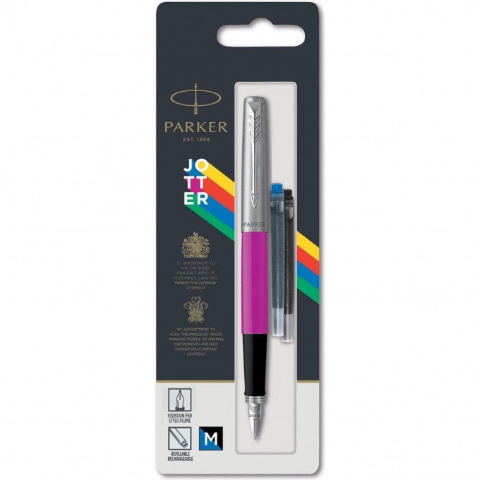 Ручка перьевая PARKER JOTTER ORIGINALS F60 () Magenta M 2096860