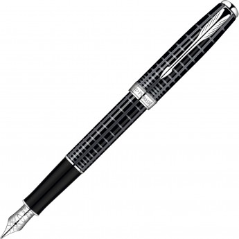 Ручка перьевая PARKER SONNET DARK GREY LAQUER CT, F Ручка перьевая PARKER SONNET DARK GREY LAQUER CT, F