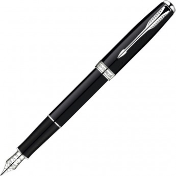 Ручка перьевая PARKER SONNET LAQUE BLACK СT, F Ручка перьевая PARKER SONNET LAQUE BLACK СT, F