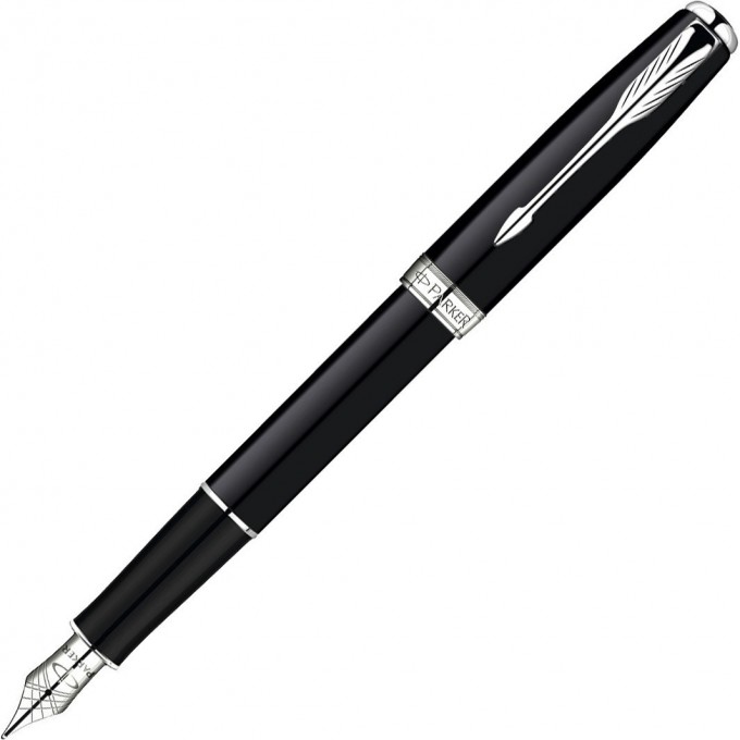 Ручка перьевая PARKER SONNET LAQUE BLACK СT, F S0833880