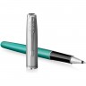 Ручка роллер PARKER SONNET ESSENTIAL SB T545 LAQGREEN CT F CW2169364
