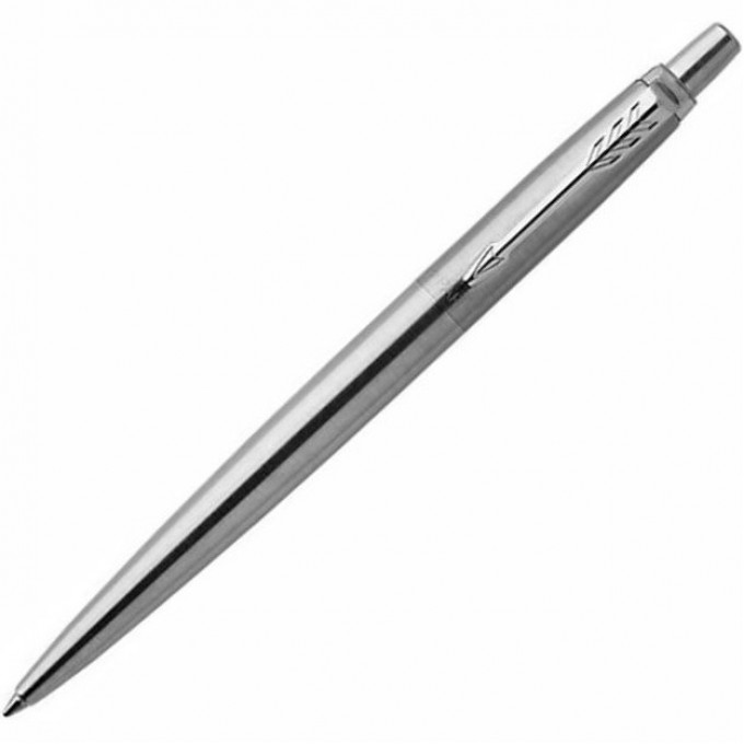 Ручка шариковая PARKER JOTTER CORE K61 () Stainless Steel GT M синяя, чернила черные 1953206