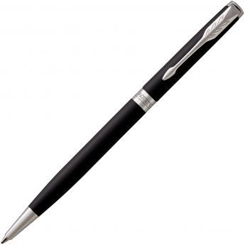 Тонкая шариковая ручка PARKER ESSENTIAL SONNET MATTE BLACK CT М